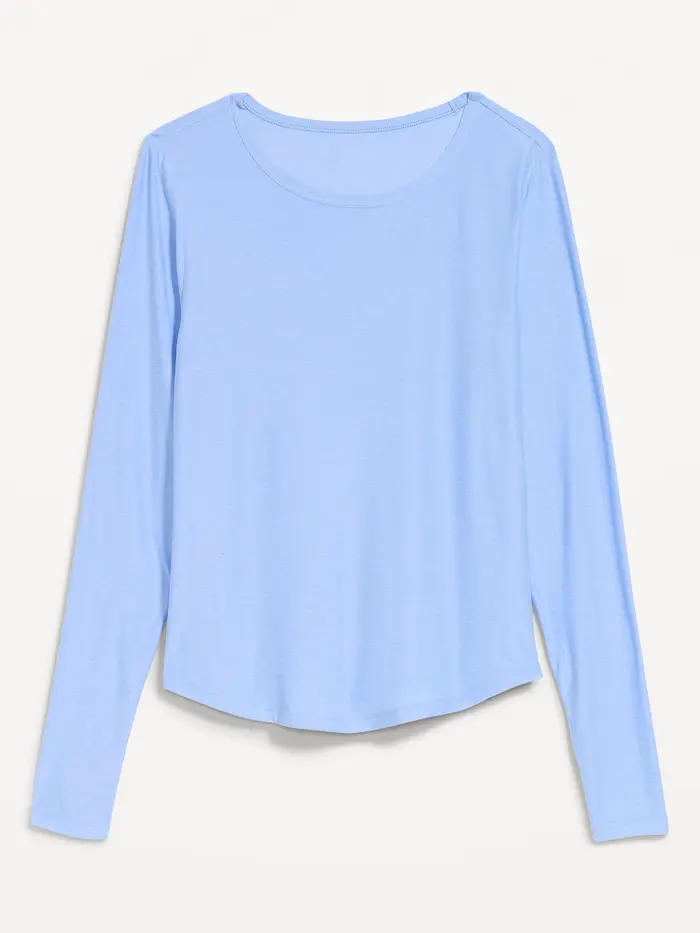 CloudMotion Long-Sleeve Base Layer Top - Periblue