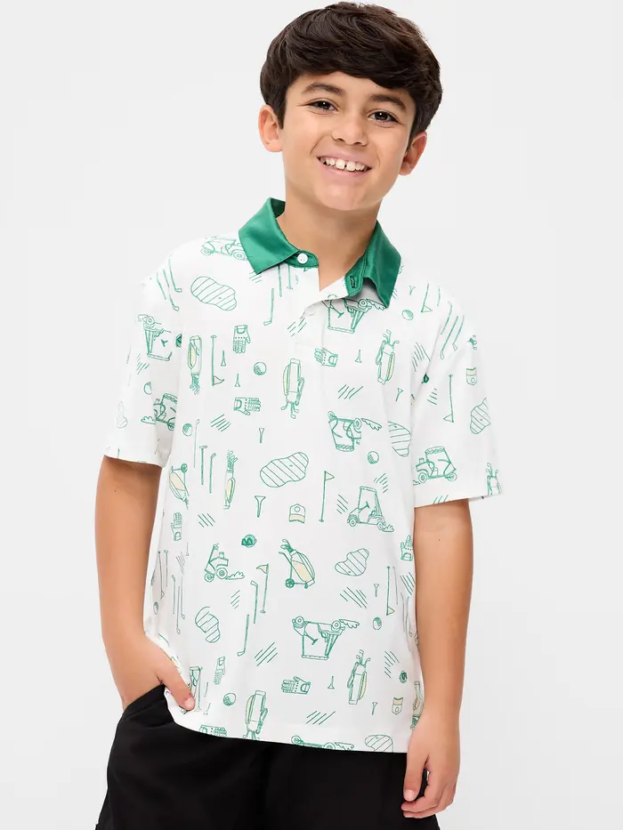 CloudMotion Performance Polo Shirt for Boys - Golf