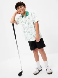 CloudMotion Performance Polo Shirt for Boys - Golf — view 3