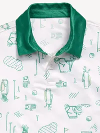CloudMotion Performance Polo Shirt for Boys - Golf — view 5