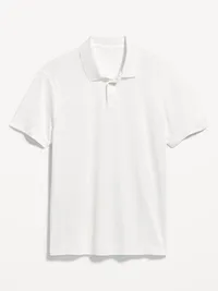 CloudMotion Pique Polo - Calla Lily White — view 4