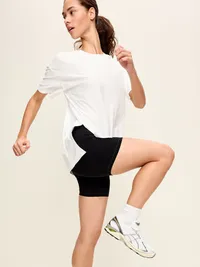 CloudMotion Short-Sleeve Tunic - Magnolia — view 3