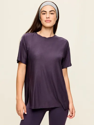 CloudMotion Short-Sleeve Tunic - Nebula