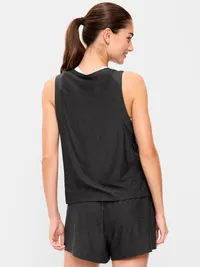 CloudMotion Tank Top - Black Jack 4 — view 2
