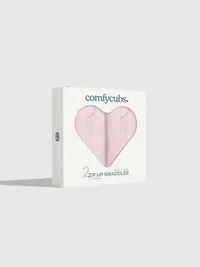 Comfy Cubs Zipper Swaddle Blankets - Pink — view 3