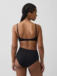 Convertible Bandeau Bikini Top - Black — view 2