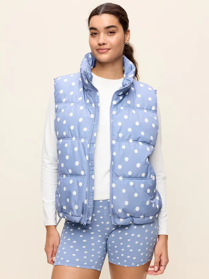 Core Puffer Vest - Blue Mosaic