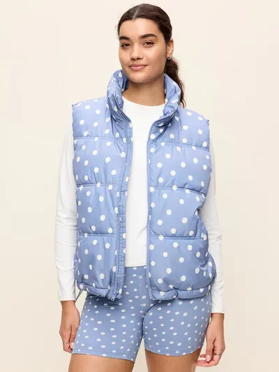Core Puffer Vest - Blue Mosaic