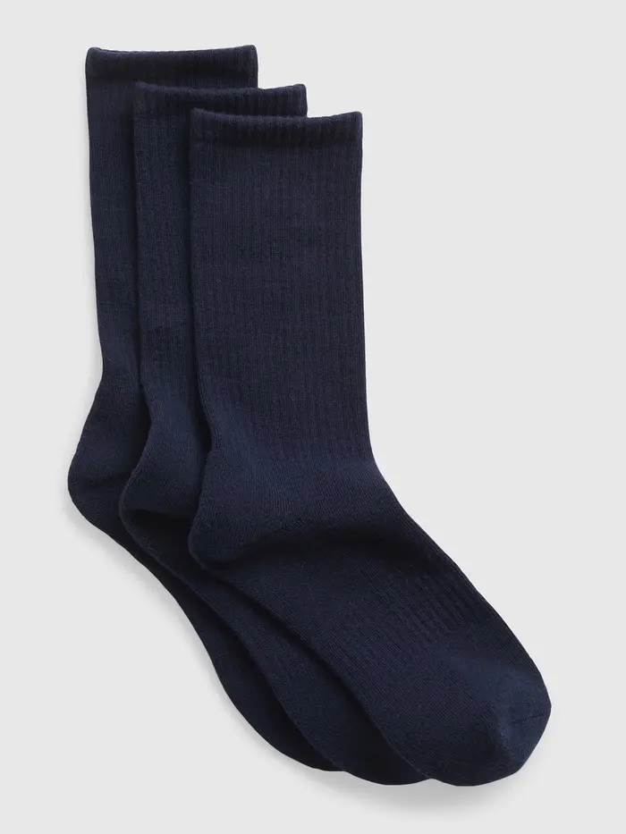 Crew Socks (3-Pack) - Navy