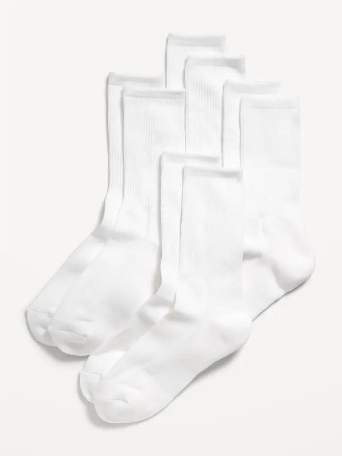 Crew Socks 4-Pack - Bright White