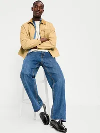 Cropped Canvas Barn Jacket - Butterscotch Puddin — view 3