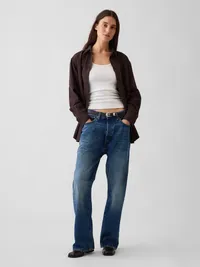 Denim Big Shirt - Brown — view 2