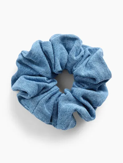 Denim Scrunchie - Medium wash