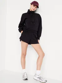 Dynamic Fleece Half-Zip Sweatshirt - Black Jack — view 3