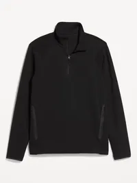 Dynamic Fleece Quarter Zip - Black Jack — view 4