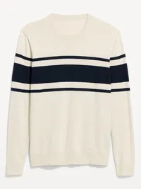 Essential Crew-Neck Sweater - White Heather — view 4