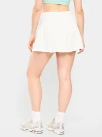 Extra High-Waisted Drop-Waist PowerSoft Skort - Magnolia — view 5