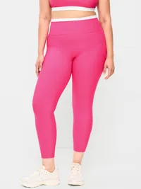 Extra-High Waisted PowerSoft Boundless 7/8 Leggings – No Front Seam - Dragonfruit — view 5