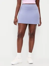Extra High-Waisted StudioSmooth Skort - Lunar Path — view 4