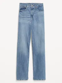 Extra High-Waisted Wide-Leg Jeans - Medium Wash — view 3