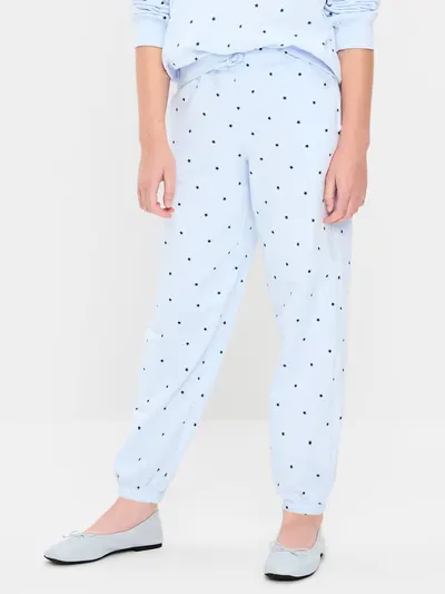 Favorite Fleece High-Waisted Jogger Sweatpants for Girls - Stars