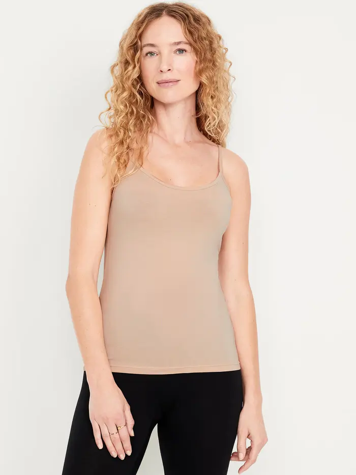 First-Layer Cami Tank Top - Frappe