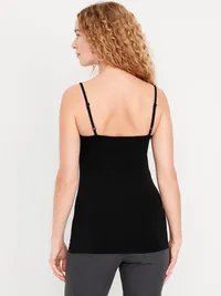 First-Layer Cami Tunic Tank Top - Black Jack — view 2