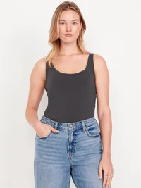 First-Layer Scoop-Neck Tank Top - Panther — view 5