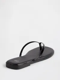 Flip Flop Sandals - Black — view 4