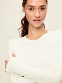 Fluid Seamless Fitted Top - Magnolia — view 4