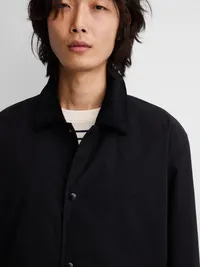 Gap × A.P.C. Coated Canvas Coach Jacket - Black — view 5