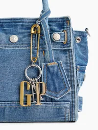 Gap Logo Bag Charm - Metallic — view 3