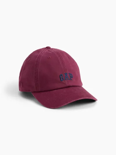 Gap Logo Baseball Hat - Tuscan red