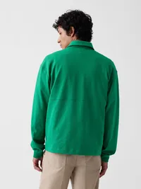 Gap × Malbon Oversized Polo Pullover - Green heath — view 3