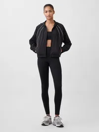 GapFit Tech Windbreaker - Black — view 2