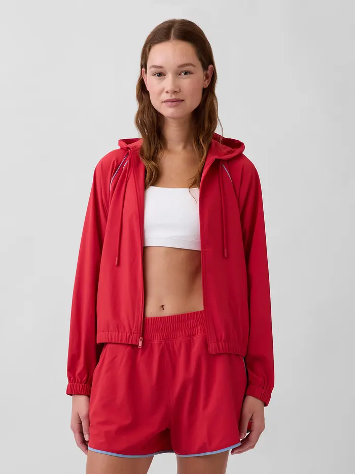 GapFit Tech Windbreaker - Chakra red