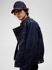 GapStudio Logo Baseball Hat - Dark denim — view 2
