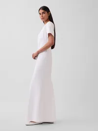 GapStudio Maxi Dress - FRESH WHITE — view 3