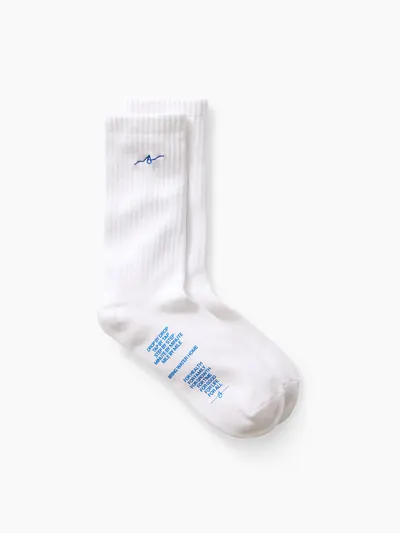 Get Blue Crew Socks - Optic blue