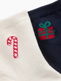 Half-Crew Socks (2-Pack) - Holiday multi — view 2