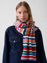 Happy Stripe Scarf - Happy stripe — view 2