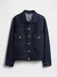 Heavyweight Denim Jacket - DARK RINSE — view 5