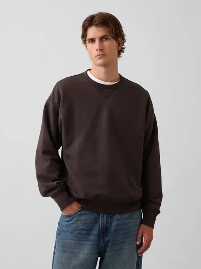 Heavyweight Oversized Sweatshirt - Terra brown