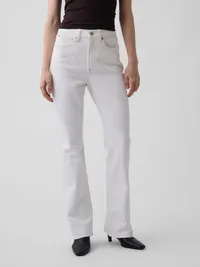 High Rise Boot Jeans - Fresh white — view 2