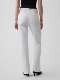 High Rise Boot Jeans - Fresh white — view 4