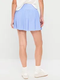 High-Waisted Mesh Skort - Peri Heir — view 2