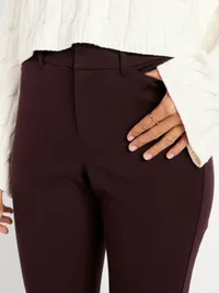 High-Waisted Pixie Flare Pants - Black Coffee — view 4