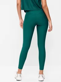 High-Waisted PowerSoft 7/8 Pocket Leggings - Jetstream — view 2
