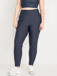 High-Waisted PowerSoft Pocket Joggers - Dusk Navy — view 4