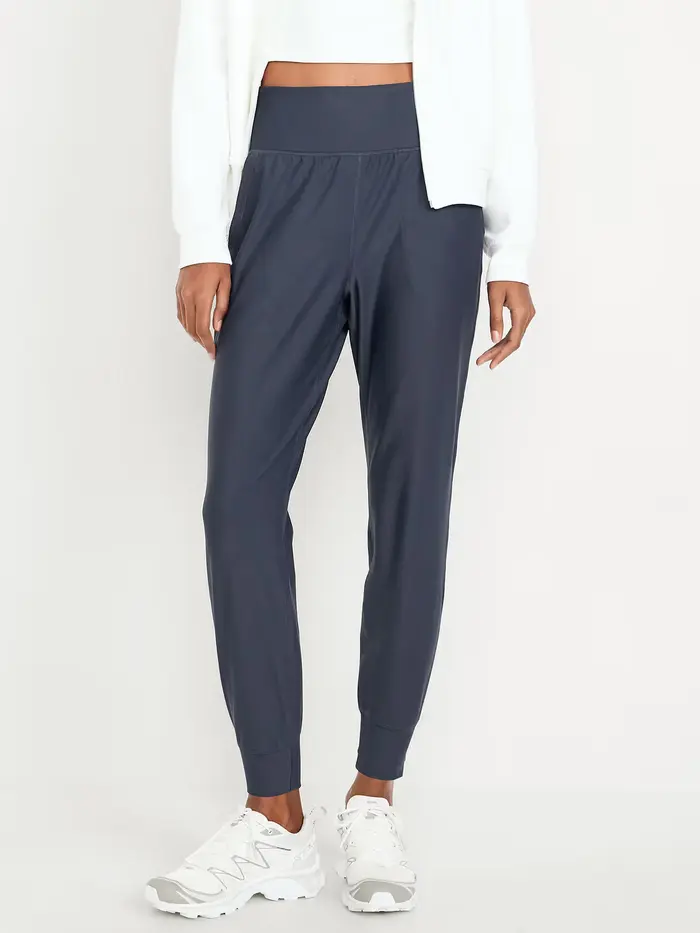 High-Waisted PowerSoft Pocket Joggers - Dusk Navy